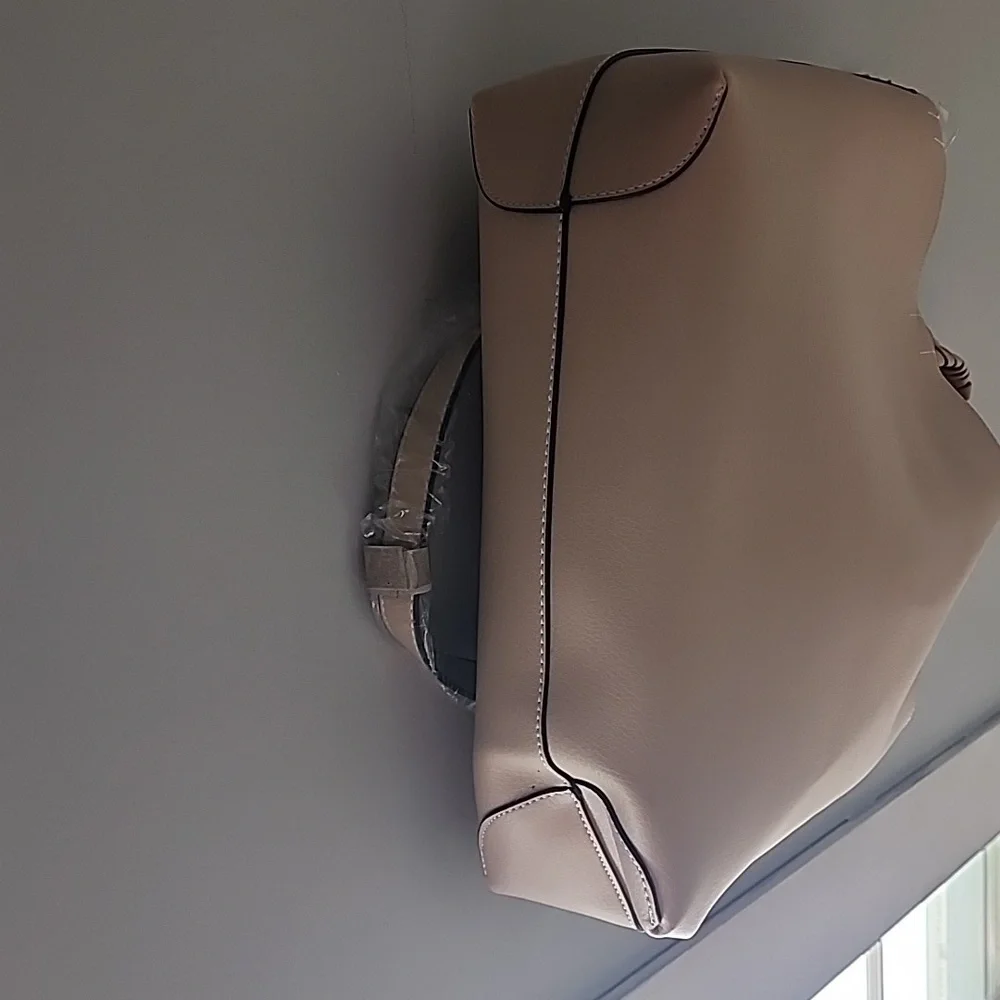 Jules Kae vegan leather blush Charlotte tote
